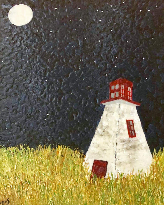 Le phare de Julie Snyder ( Îles-de-la-Madeleine )